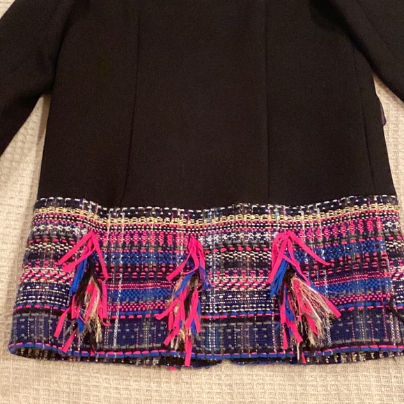 Milly Minis Designer Coat Size 6 Wool with Satin Lining - Picture 11 of 12